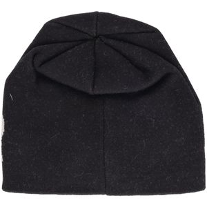 Cuffia misto acrilica e lana con logo