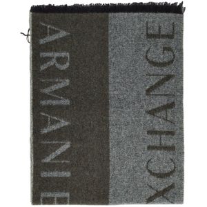 Sciarpa bicolore con logo