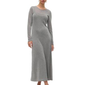 Abito lungo VMCass con lurex