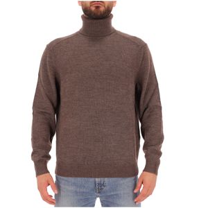 Maglione a collo alto con dettagli lavorati a maglia