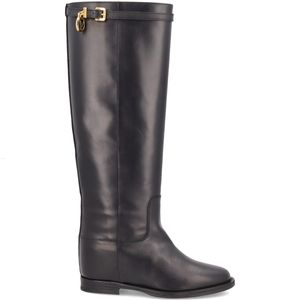 Santa Monica Boot with Logo Charm