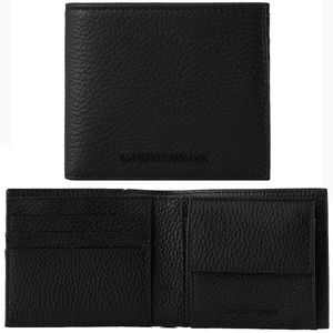 Wallet with coin purse in leather