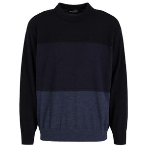 Maglione a maxi righe in lana vergine
