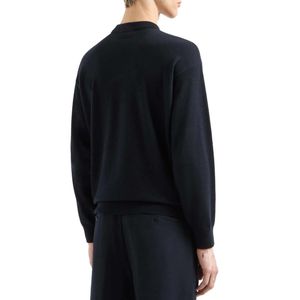 Maglione a maxi righe in lana vergine