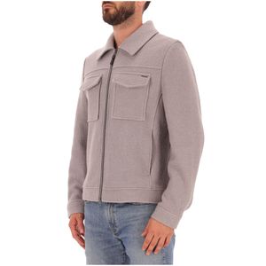 Cappotto in misto lana multi tasche