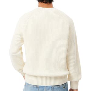 Thick wool crew neck sweater