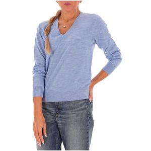 Wool Knit V-Neck Sweater