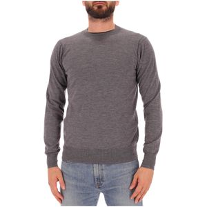 Pullover girocollo in pura lana