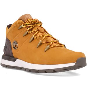 Yellow Sprint Trekker Leather Sneakers