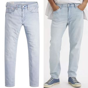 Jeans 502 Taper affusolati in denim chiaro