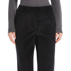 Pantalone Marruca nero in velluto a coste