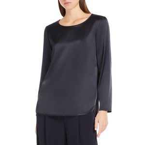 Moldovan silk satin blouse