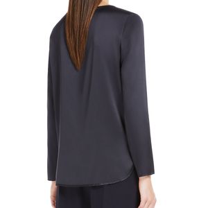 Moldovan silk satin blouse