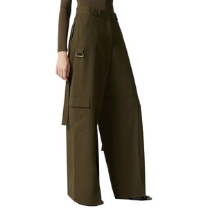 Pantalone cargo a gamba ampia