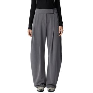 Tailored wide leg trousers with pleats