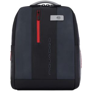 Leather laptop backpack