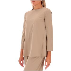 Vignola technical jersey flared blouse