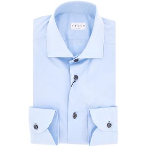 Camicia azzurra tailor fit in cotone