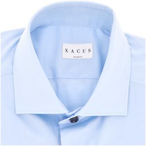 Camicia azzurra tailor fit in cotone