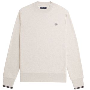 Crewneck sweatshirt with laurel logo