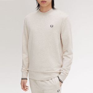 Crewneck sweatshirt with laurel logo