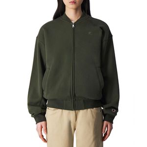 Felpa full zip con logo C ricamato