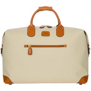 Firenze medium duffel bag cream and leather