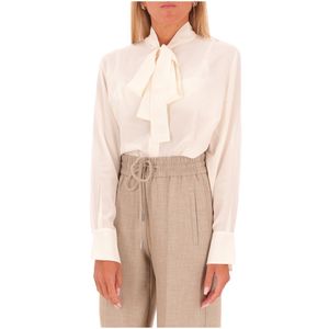 Bryon White Silk Shirt