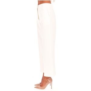 Pantalone bianco in misto viscosa
