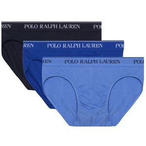Set of blue briefs with logo band
