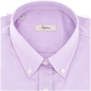 Camicia Classic fit tinta unita in cotone