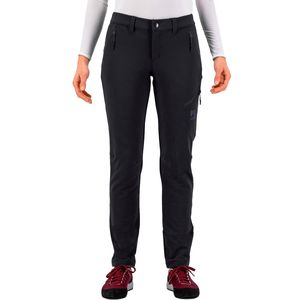Black trekking trousers in Jelo W technical fabric