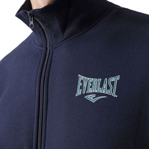 Felpa basic a collo alto full zip