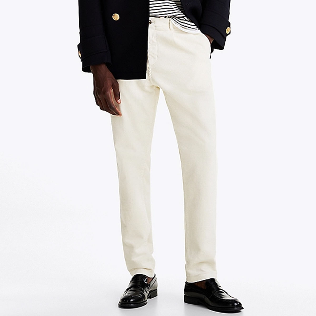 Topman - Pantaloni Eleganti Affusolati Color Pietra Con Fascia In Vita - Foto 9