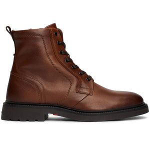Anfibio marrone in pelle con bandiera TH
