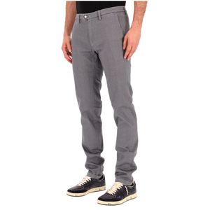 Pantalone chino Luis Slim pied de poule