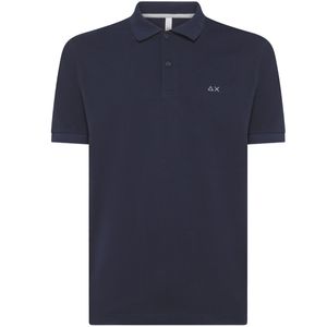 Cotton pique polo shirt with logo
