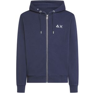 Cotton hoodie with zip