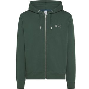 Cotton hoodie with zip