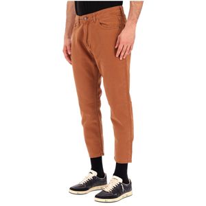 Jeans Yellowstone Cropped marrone