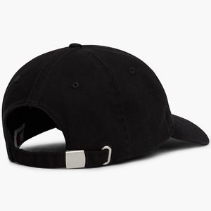 Cappellino in denim con bandierina