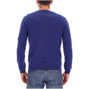Maglione a V in lana merino extrafine