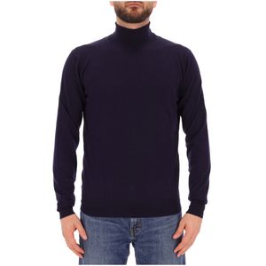 Wool and silk blend cyclist turtleneck