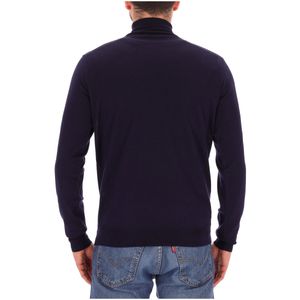 Wool and silk blend cyclist turtleneck