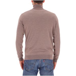 Wool and silk blend cyclist turtleneck