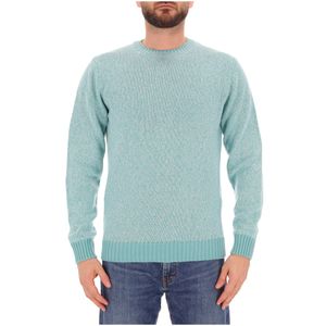 Maglione melange in lana merino e cashmere