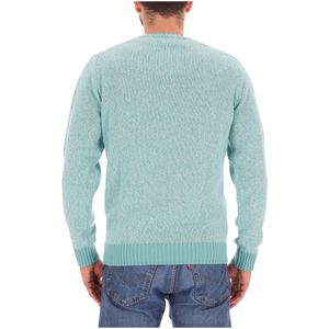 Maglione melange in lana merino e cashmere