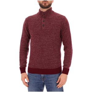 Wool and cashmere sweater with buttons
