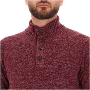 Wool and cashmere sweater with buttons