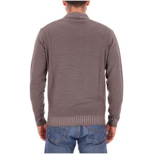 Maglione tinto in capo in lana merino